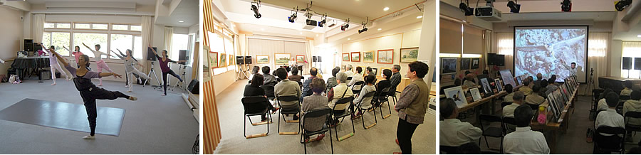 絵画展・写真展などにも